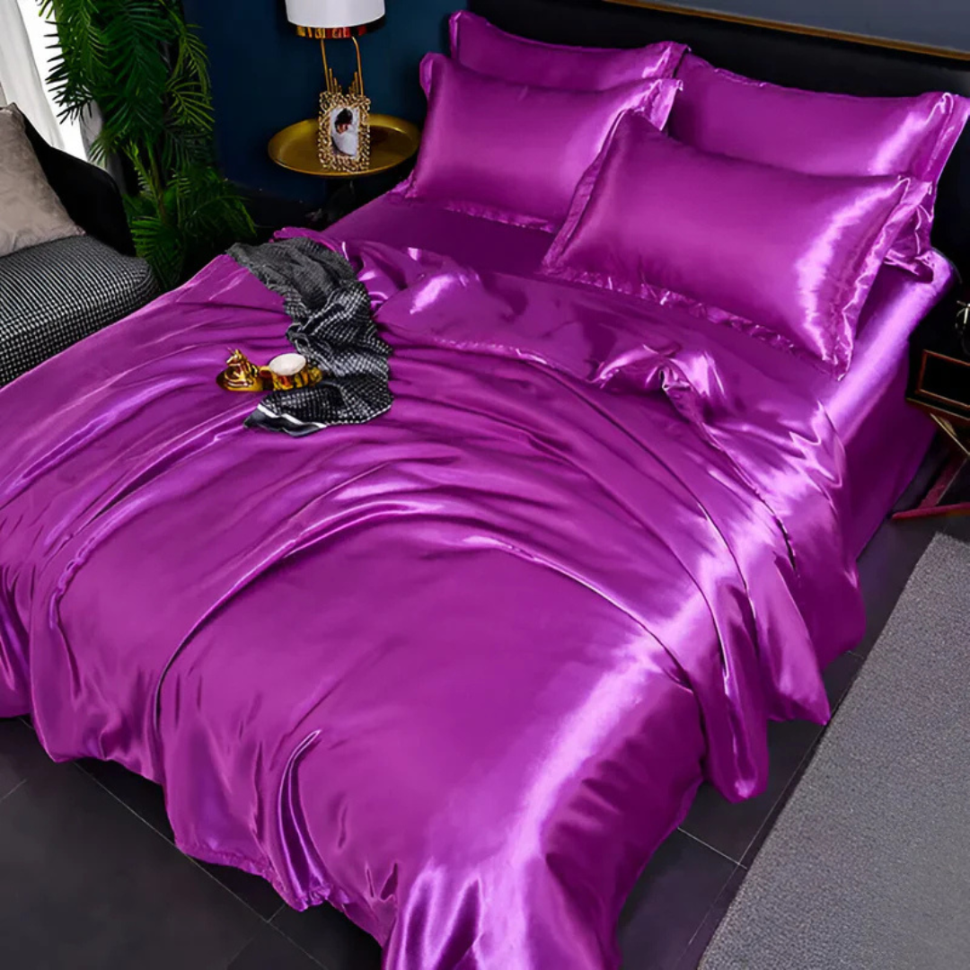 Microfiber Bedding Set with 2 Pillowcases, Breathable Silky Bedding Set – image 13