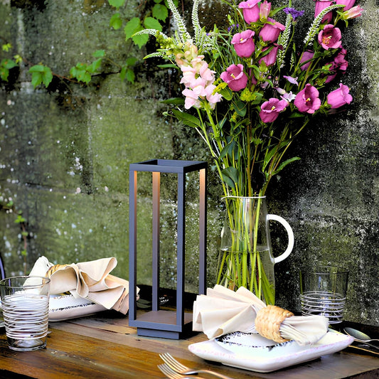 Open-Frame Aluminium Lantern 1