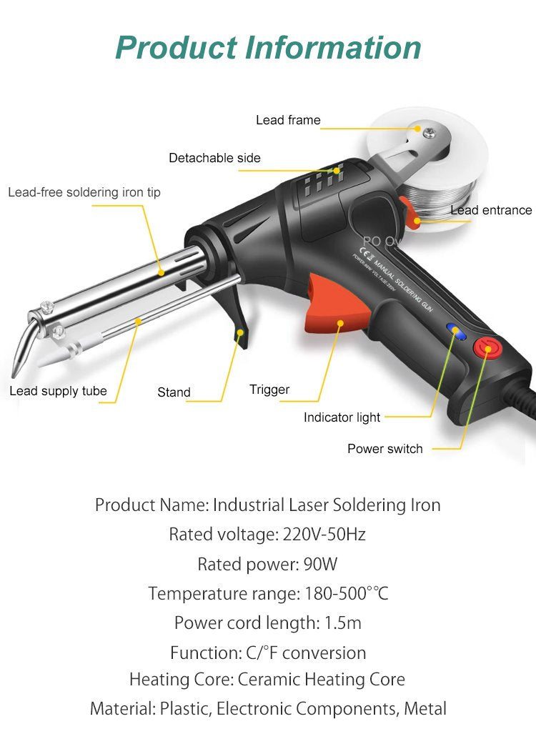 Electric Welding Tool 2 in 1, Portable Welder for Welding and Cutting – image 8
