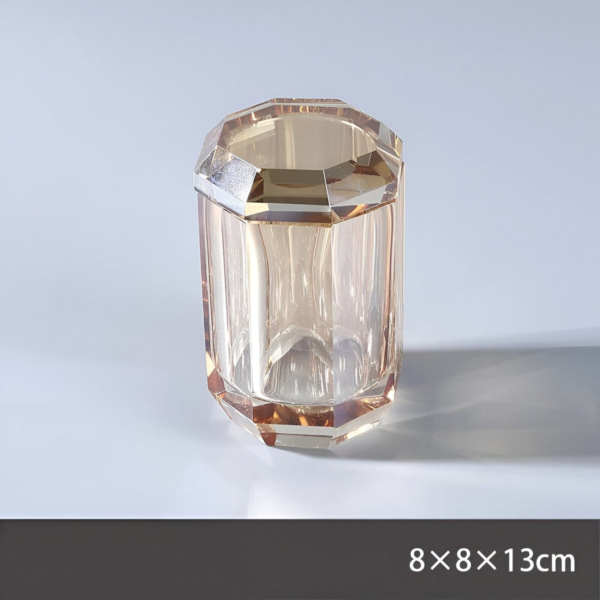 Crystal Glass Bathroom Accessories, Q Tip Holder – image 21