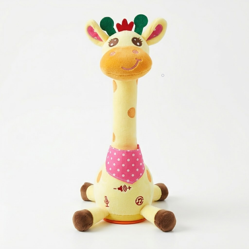 Interactive Plush Toy, Singing Giraffe Toy with Nursery Rhymes – image 11