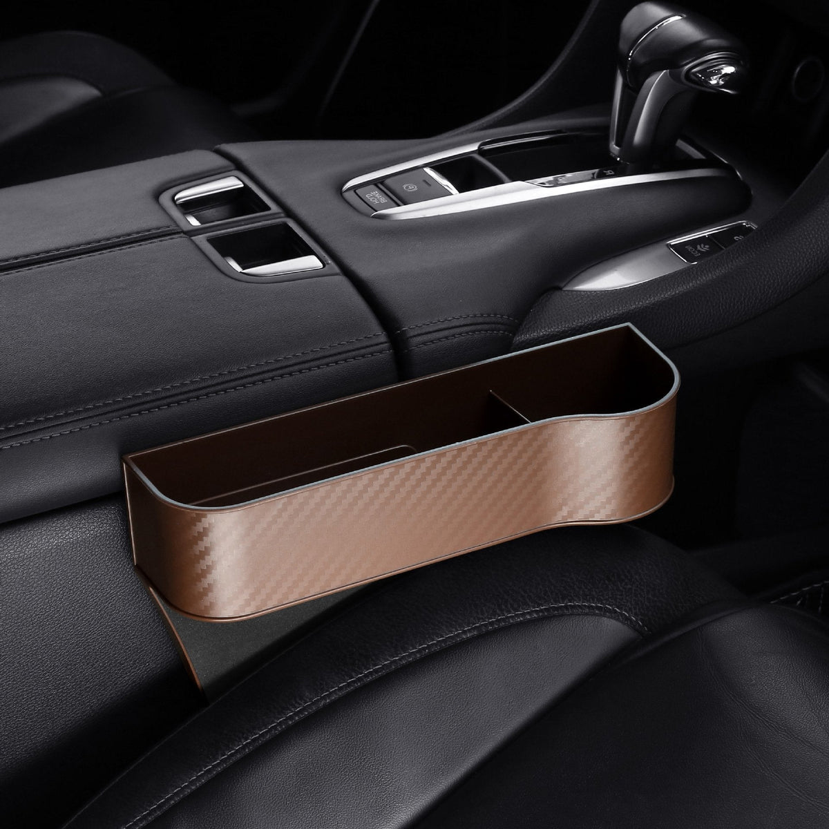 Car Seat Gap Filler Organizer, Car Cup Holder with Coin Box – image 32