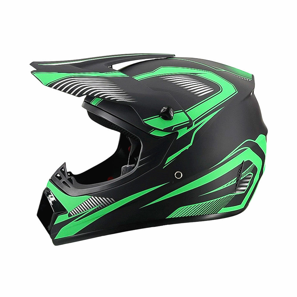 Dirt Bike Helmet, Full Face Motorcycle Helmet with Visor, Motocross Helmet with Reinforced Chin Guard for Off Road_64