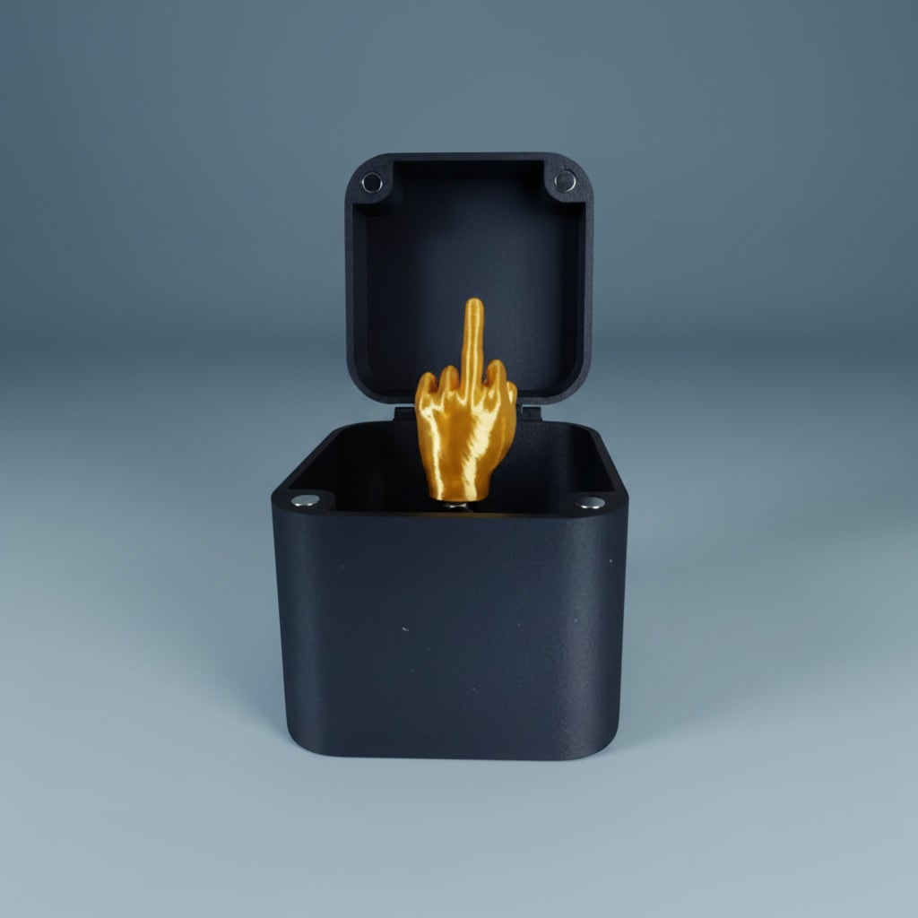 Spider Trick Box, Wooden Surprise Box Gag Gift for Office Pranks – image 11