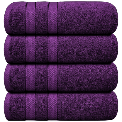 Oversized Bath Towels Set of 4, Large Bathroom Towels for Bath and Shower – image 22