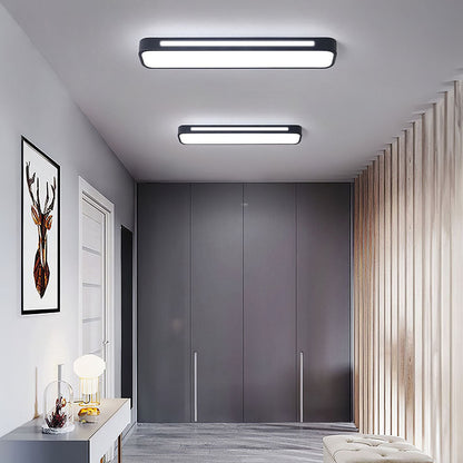 LED Ceiling Light Fixture, Hallway Light Fixture with Remote Control Dimming Option