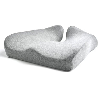 Memory Foam Seat Cushion, Office Chair Cushion for Tailbone and Lower Back Support, Car Seat Cushion with Washable Cover
