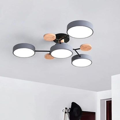 Flush Mount Ceiling Lamp, Modern LED Ceiling Light Fixture for Living Room and Bedroom – image 14