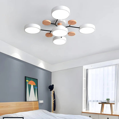 Flush Mount Ceiling Lamp, Modern LED Ceiling Light Fixture for Living Room and Bedroom – image 23
