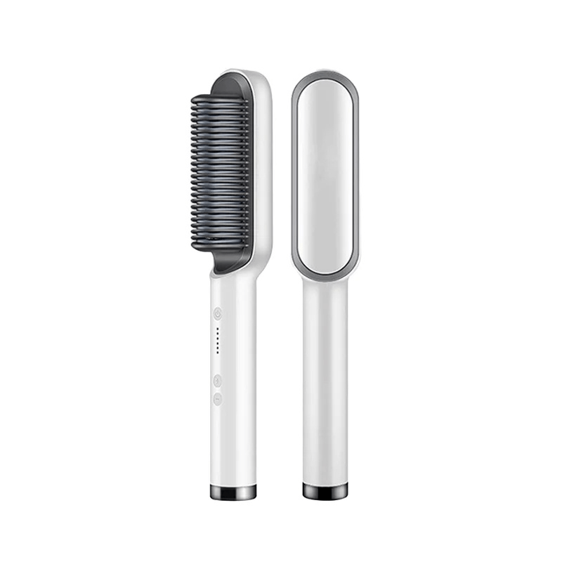 Hair Straightener Brush, Heated Straightening Brush with Temperature Control – image 4
