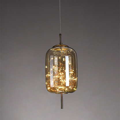 LED Ceiling Lights with Glass Shade, Hanging Lamp for Kitchen and Dining Room