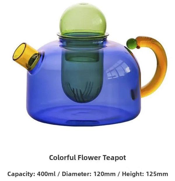 Glass Teapot with Tokyo Design, Matching Glass Tea Cup – image 14