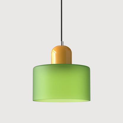 Kitchen Island Pendant Light, Modern Pendant Lamp with Halo Glass Ring – image 32
