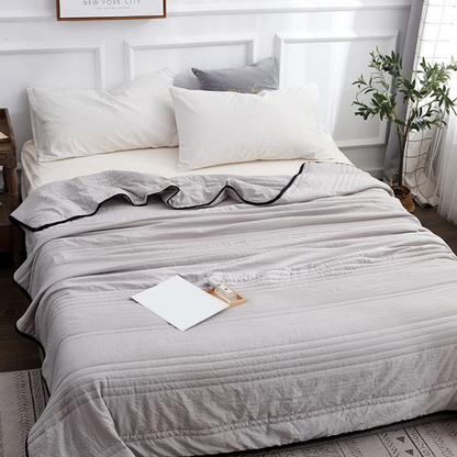 Cooling Blanket for Hot Sleepers, Machine Washable Travel Blanket in 2 Sizes – image 7