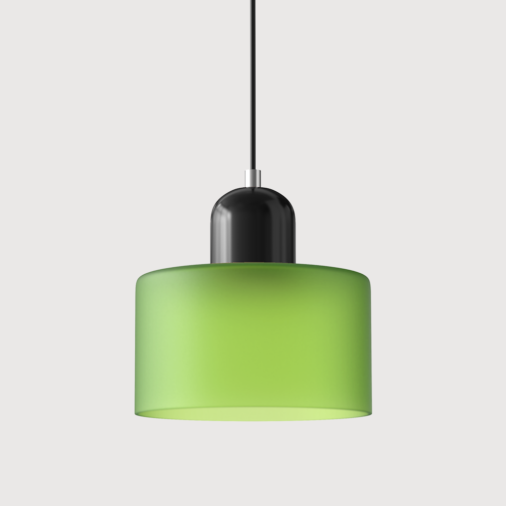Kitchen Island Pendant Light, Modern Pendant Lamp with Halo Glass Ring – image 30