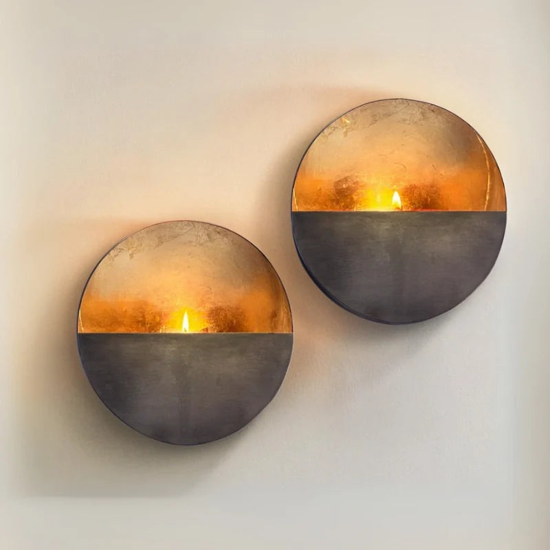 Eclipse Iron Wall Candle Holder 7