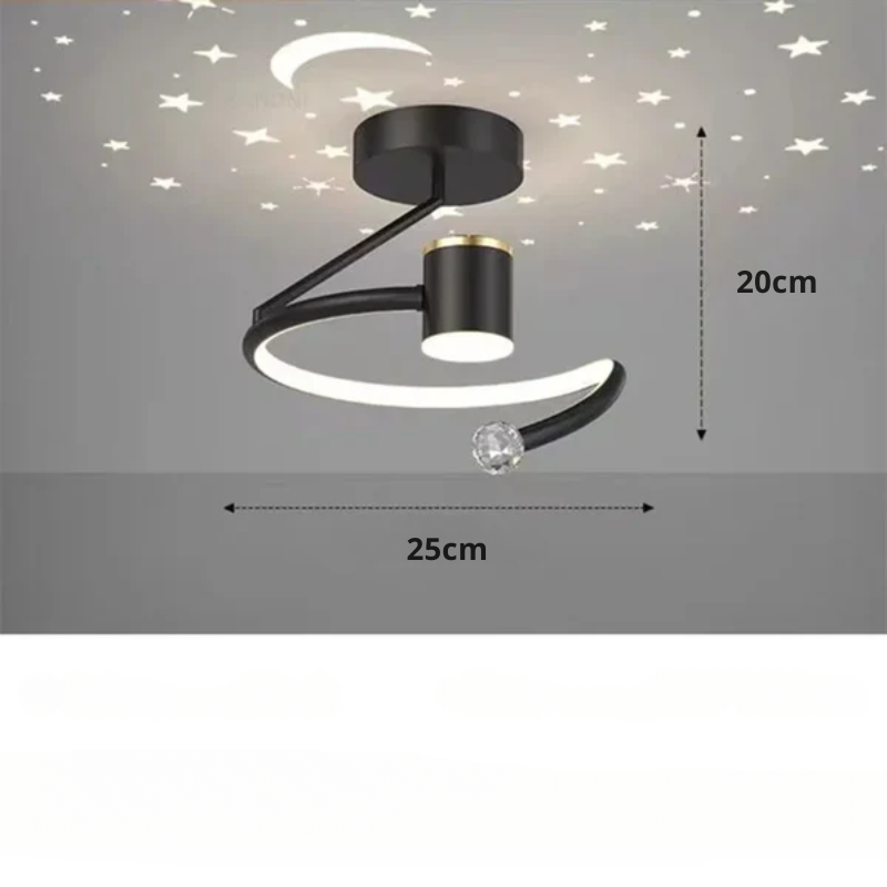 Starry Sky LED Ceiling Lamp, Recessed Light or Flush Mount Ceiling Light for Bedroom – image 7