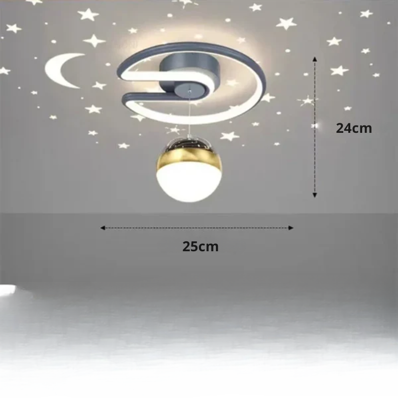 Starry Sky LED Ceiling Lamp, Dimmable Star Ceiling Light – image 8