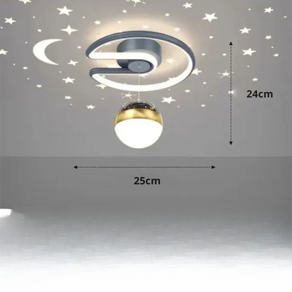 Starry Sky LED Ceiling Lamp, Dimmable Star Ceiling Light – image 8