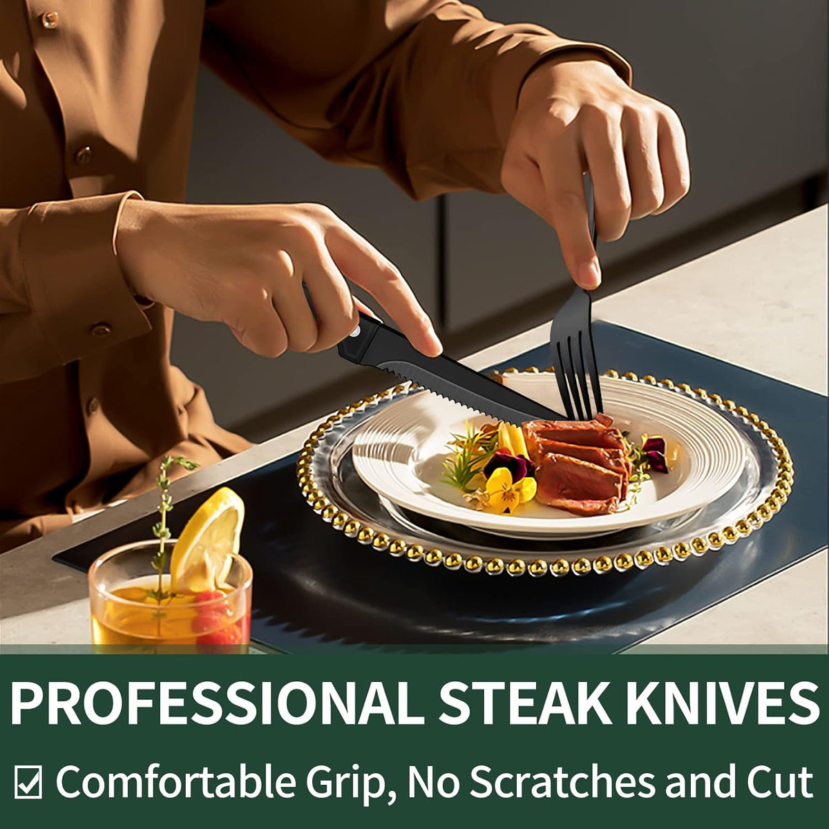 Stainless Steel Flatware Set 24 Piece – image 5