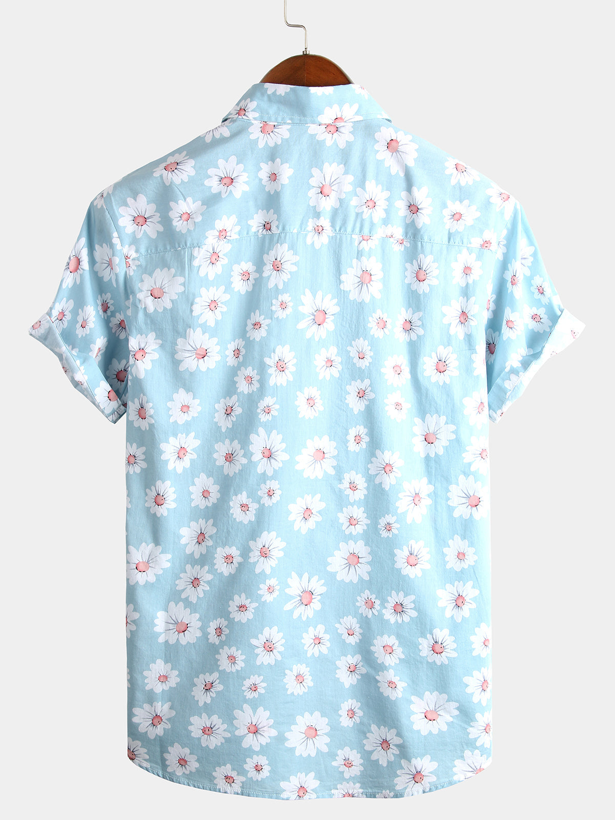 Hawaiian Shirt for Men, Mens Floral Shirt Short Sleeve Button Up