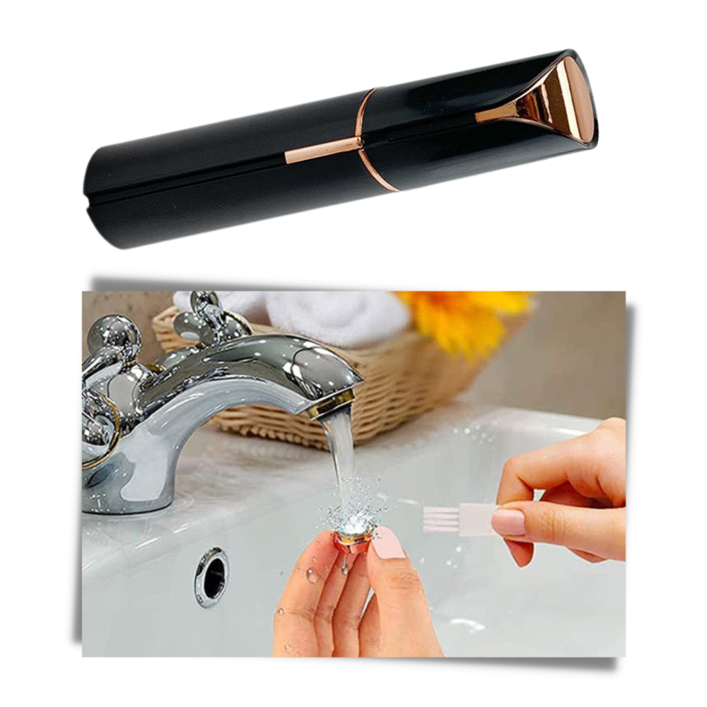 Electric Facial Hair Trimmer, Mini Face Shaver with Removable Head