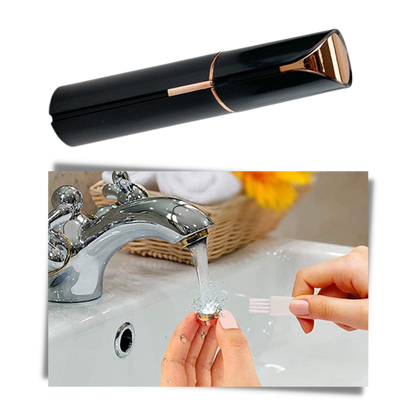 Electric Facial Hair Trimmer, Mini Face Shaver with Removable Head