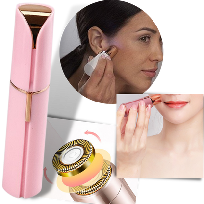 Electric Facial Hair Trimmer, Face Hair Remover, Mini Face Shaver with Removable Head, Hair Removal Device