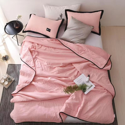 Cooling Blanket for Hot Sleepers, Summer Bed Blanket for Warm Weather, Machine Washable Travel Blanket in 2 Sizes