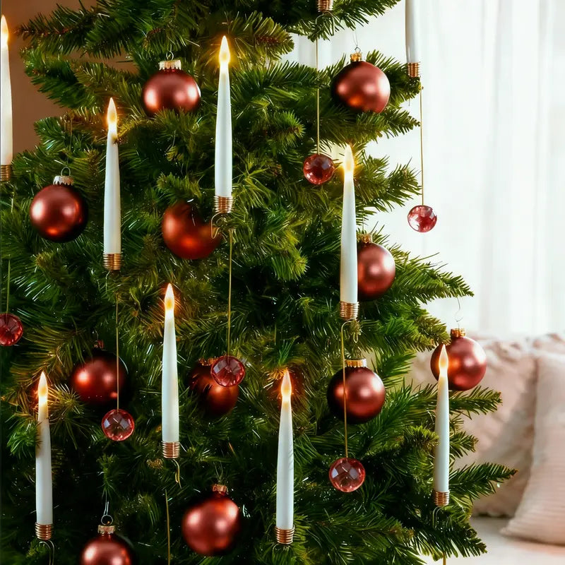 Flameless LED Tree Candles 9