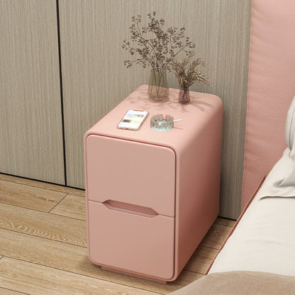 Narrow Nordic Two-Drawer Nightstand 3