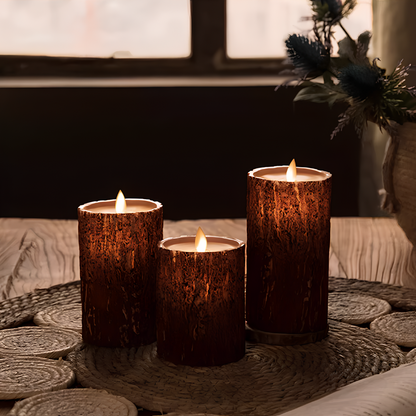 Flameless Candles with Flicker, Melting Candles