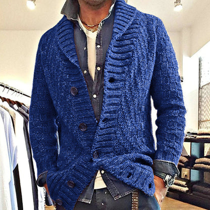 Mens Jacket with Classic Collar, Mens Light Jacket for Layering on Cooler Days