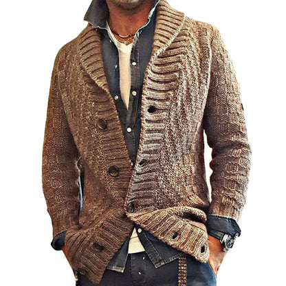 Mens Jacket with Classic Collar, Smart Casual Jacket for Men, Mens Light Jacket for Layering on Cooler Days