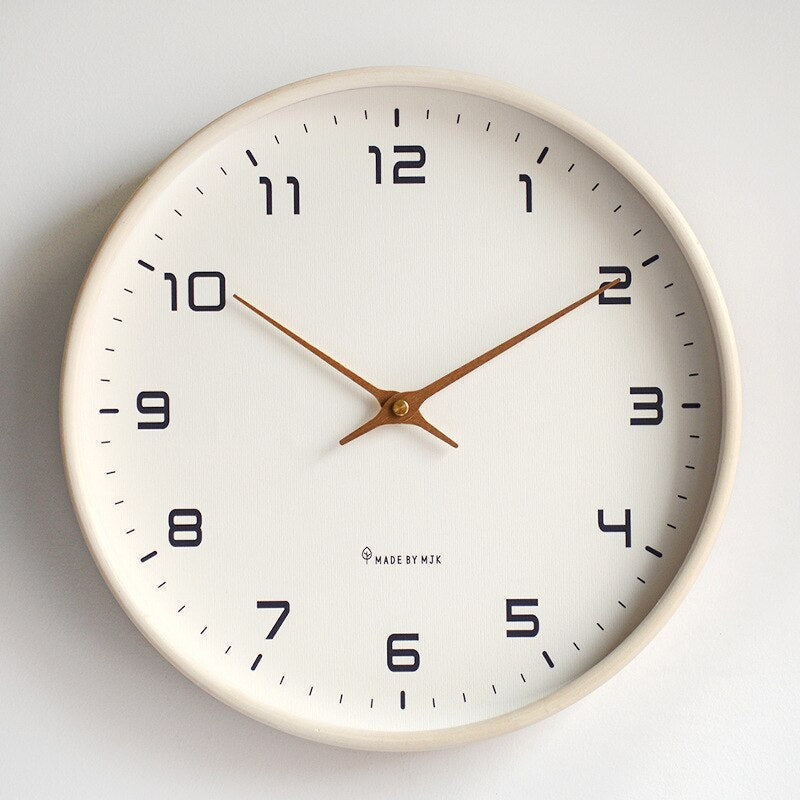 Wooden Wall Clock, Scandinavian Wall Decor for Living Room and Bedroom – image 5