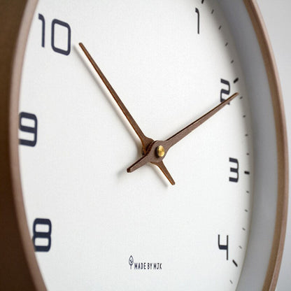 Wooden Wall Clock, Scandinavian Wall Decor for Living Room and Bedroom