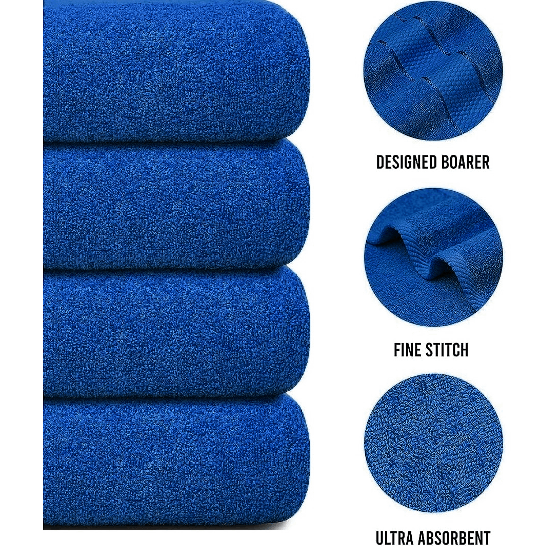 Oversized Bath Towels Set of 4, Large Bathroom Towels for Bath and Shower – image 30
