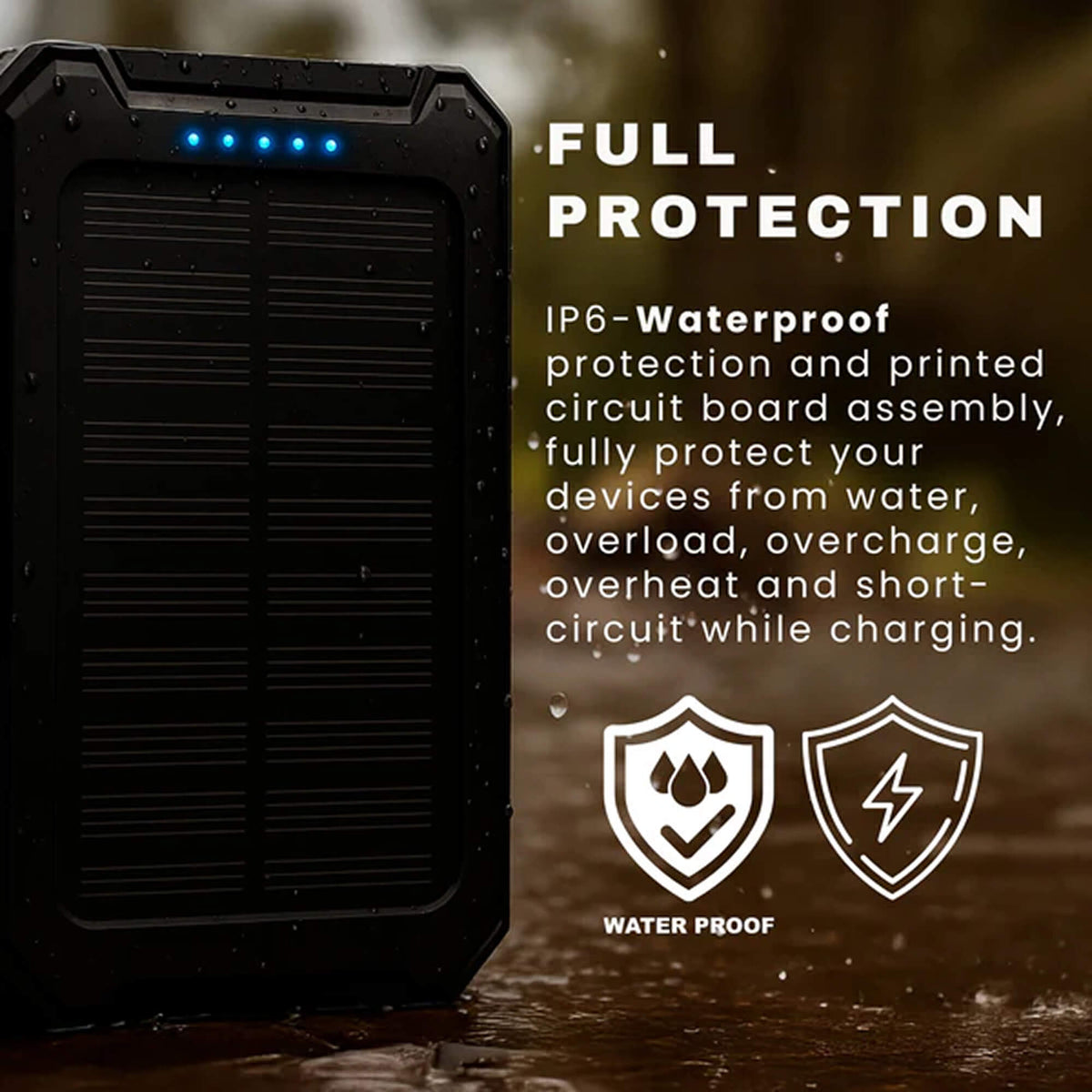 Portable Charger Solar Power Bank – image 5