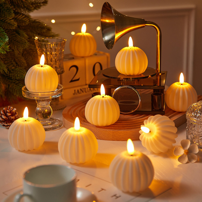 Flameless Candles with Flicker, LED Pillar Candles Battery Operated