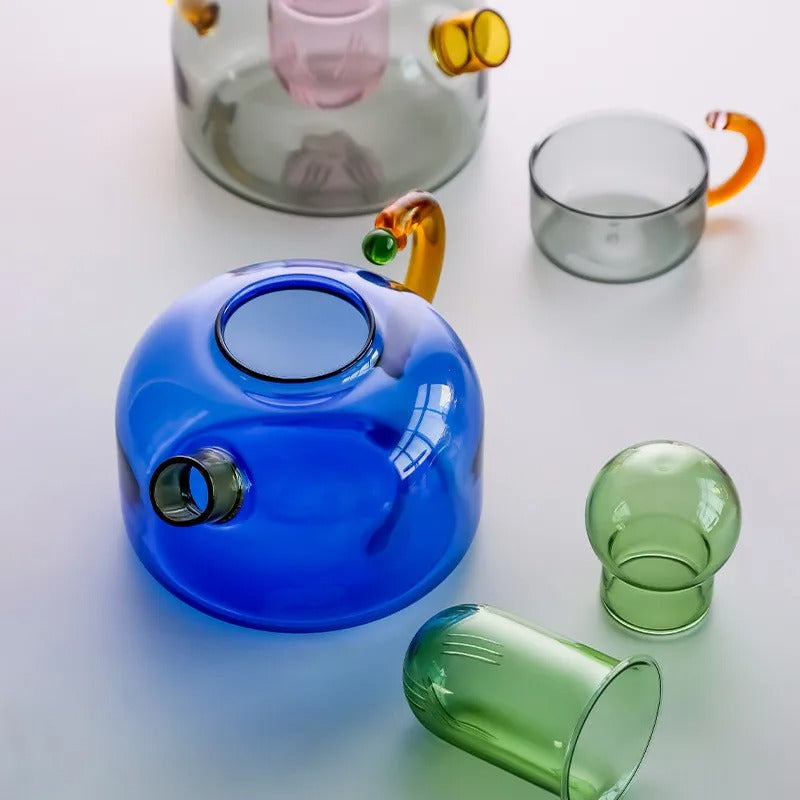 Glass Teapot with Tokyo Design, Tea Kettle for Everyday Brewing