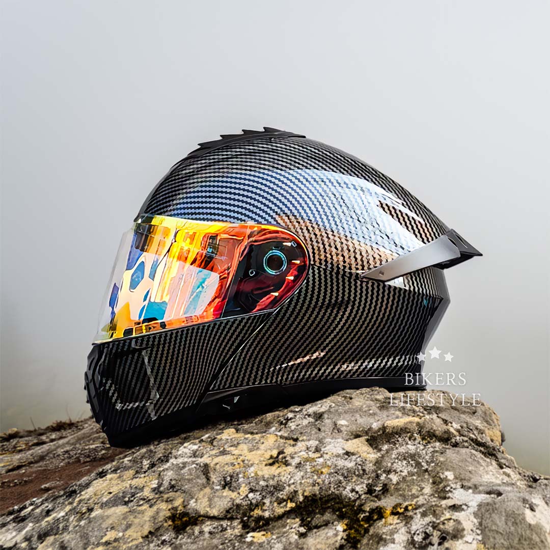 Modular Motorcycle Helmets, Flip Up Modular Helmet with Inner Sun Lens, Anti Fog DOT Approved Motorcycle Helmet
