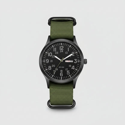 Mens Watches, Water Resistant Outdoor Watch with Clear Dial