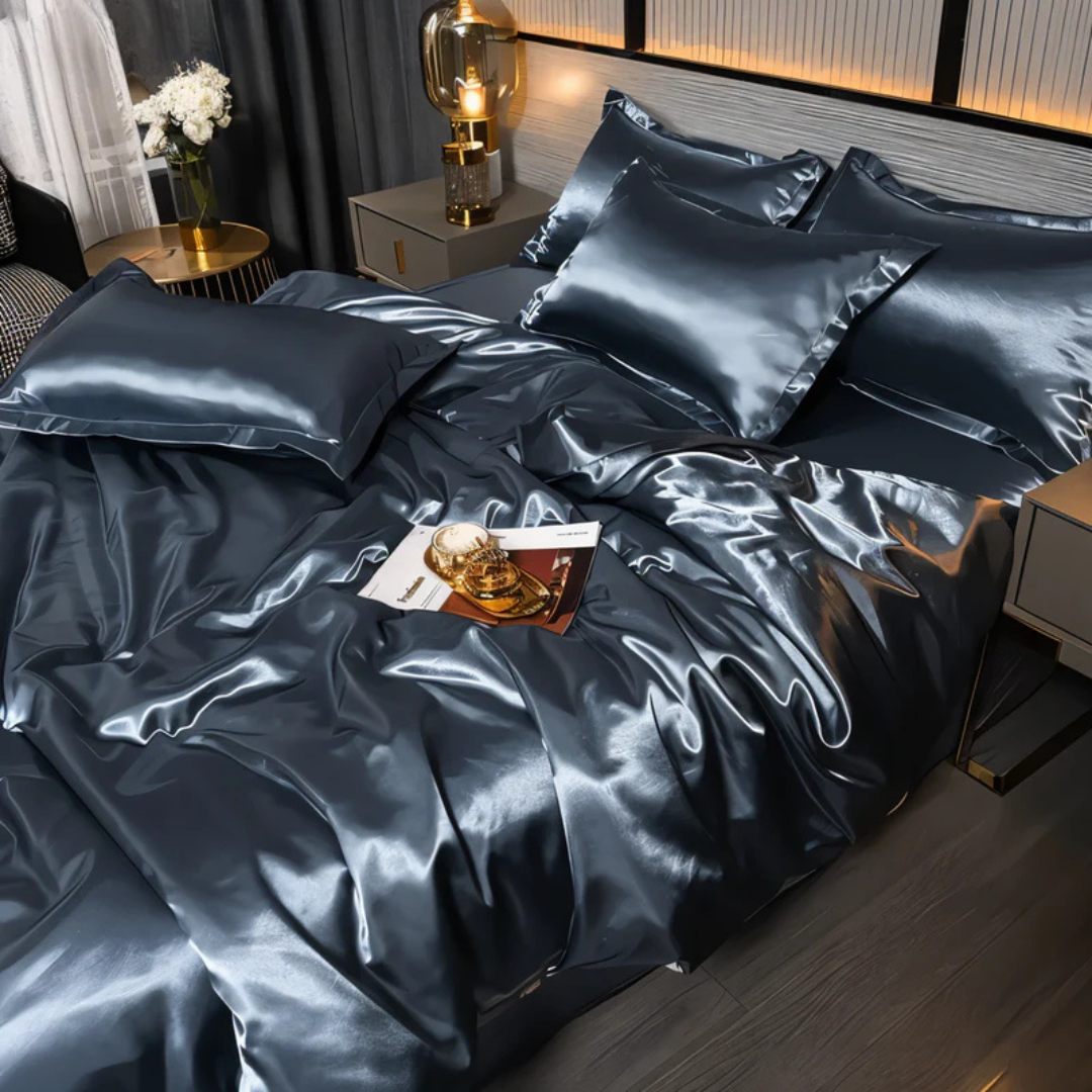 Silky Duvet Cover Set with Zipper Closure – image 8