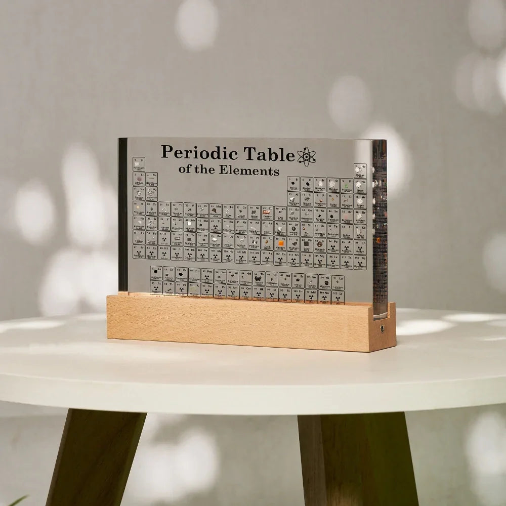 Periodic Table with Real Elements, 3D Periodic Table of Elements Display with LED Light – image 4