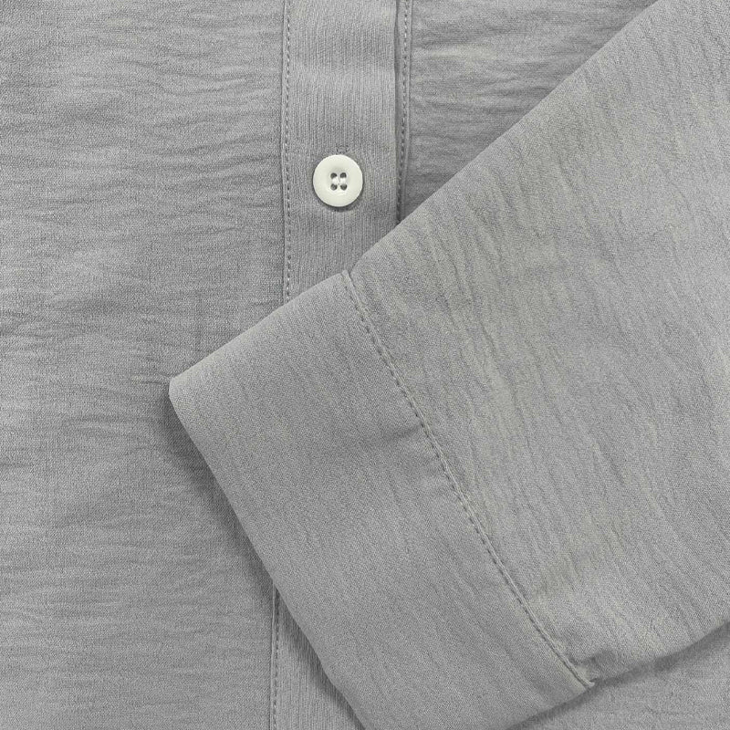 Long Sleeve Shirt for Men, Mens Collared Shirt Solid Color for Everyday and Travel – image 5