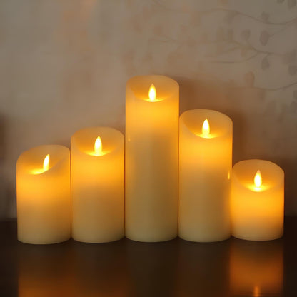 Flameless Candles with Flicker, LED Pillar Candles Battery Operated – image 16