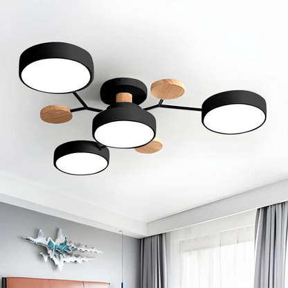 Flush Mount Ceiling Lamp, Modern LED Ceiling Light Fixture for Living Room and Bedroom – image 29