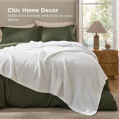 Cotton Throw Blanket, Lightweight Queen Size Blanket – image 4