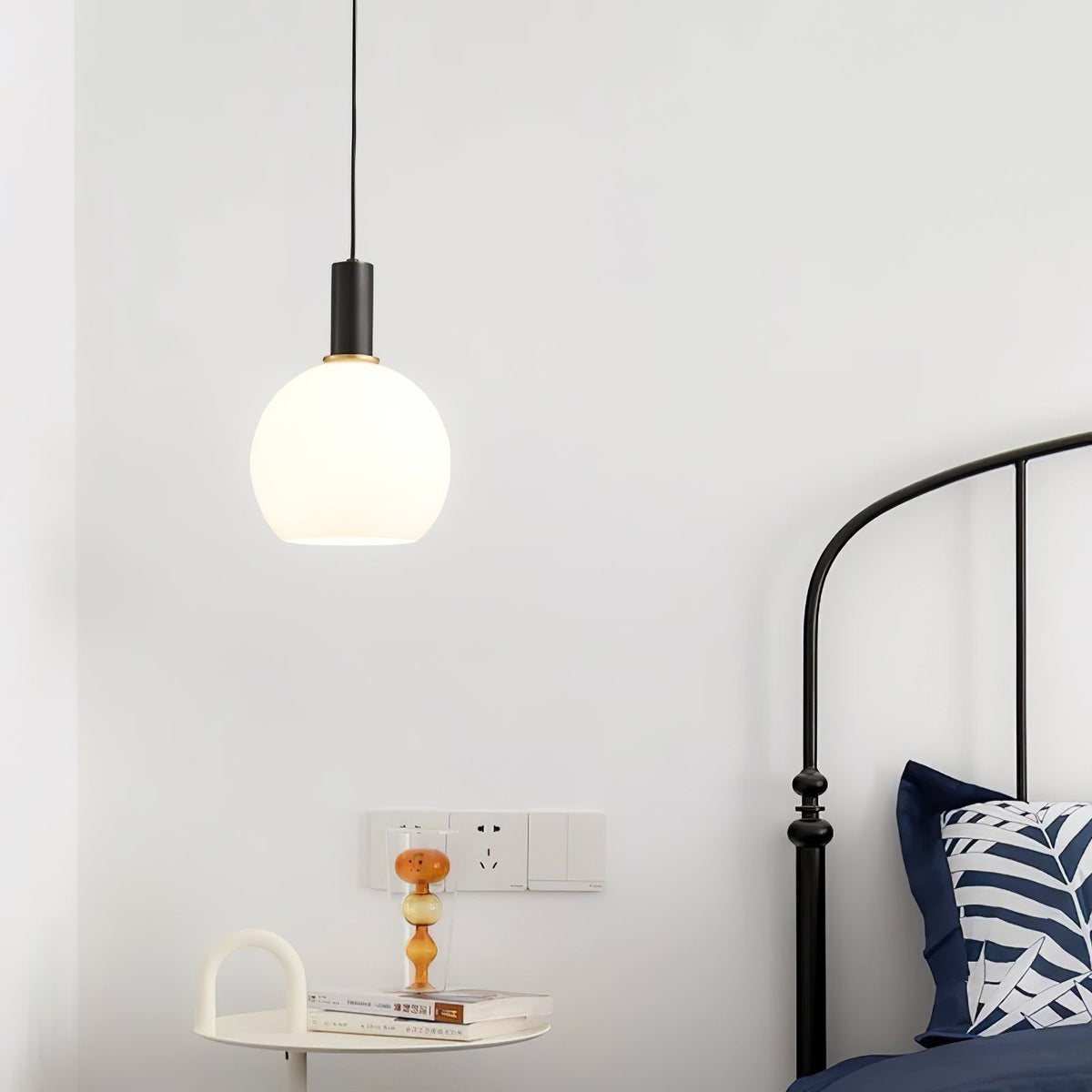 Glass Pendant Light, Hanging Light for Dining Room and Living Room – image 8