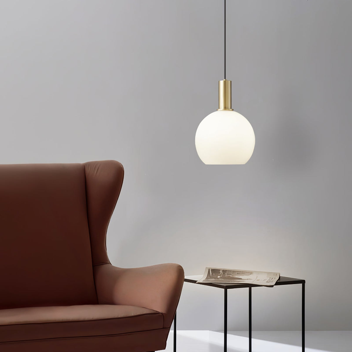 Glass Pendant Light, Hanging Light for Dining Room and Living Room – image 17